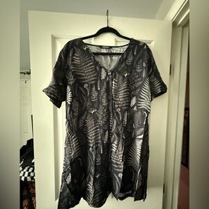 Maidenhair Button Up Mini Dress from Disturbia